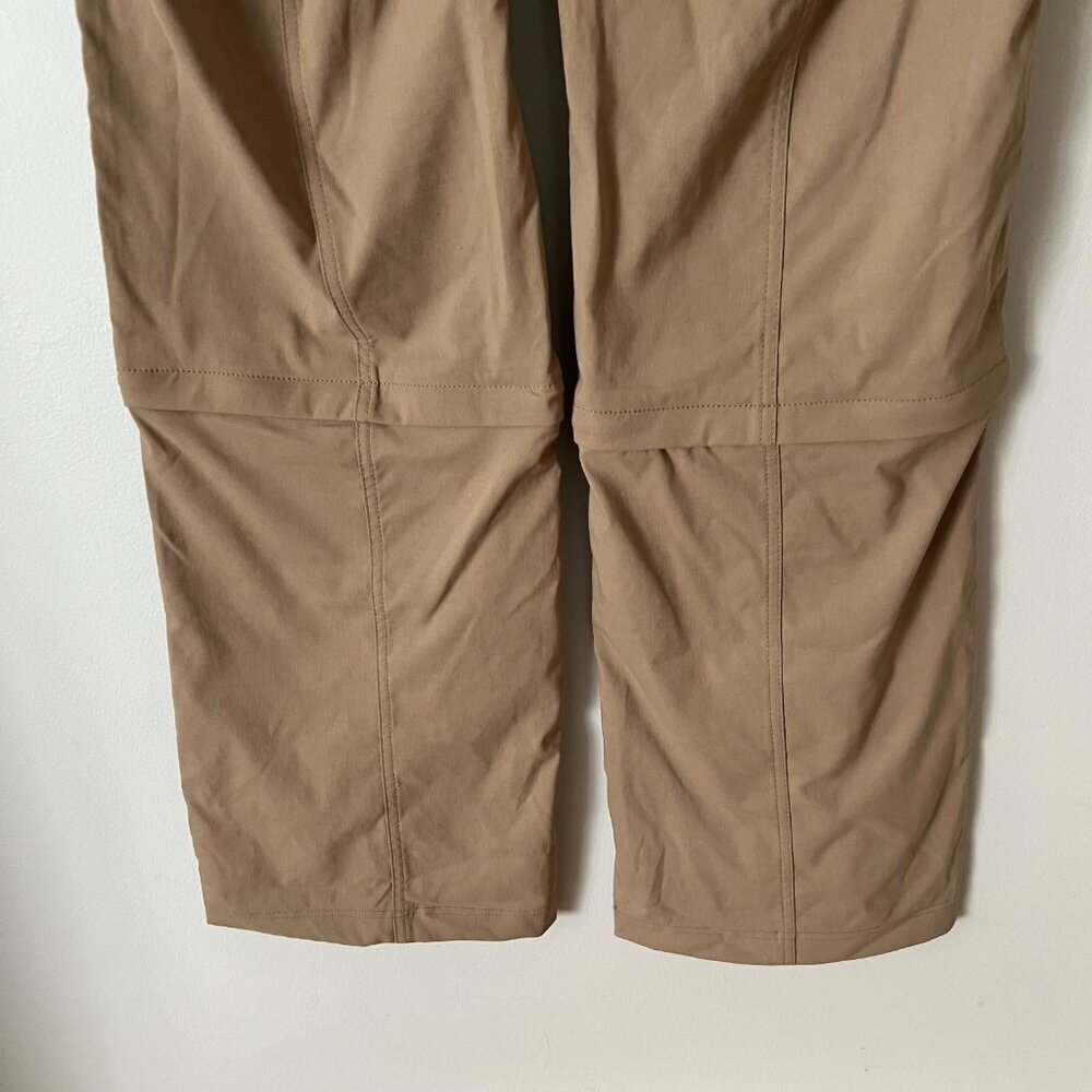 Prana Monarch Convertible Zip-Off Hiking Pants Tan Women's Size 14 - Picture 6 of 8